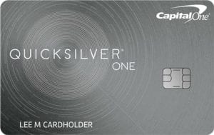 Capital One QuicksilverOne Cash Rewards